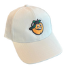 Light Grey Peach Head Velcro Hat