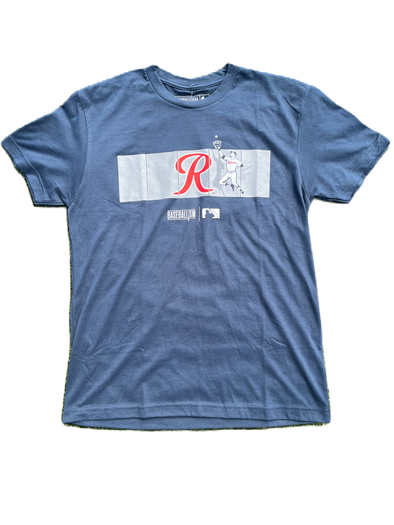 Tacoma Rainiers Baseballism Navy Fence Tee