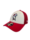 Tacoma Rainiers New Era 39Thirty Red Chrome Slammin' Sam