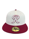 Tacoma Rainiers New Era 59Fifty Chrome Crimson R Cap