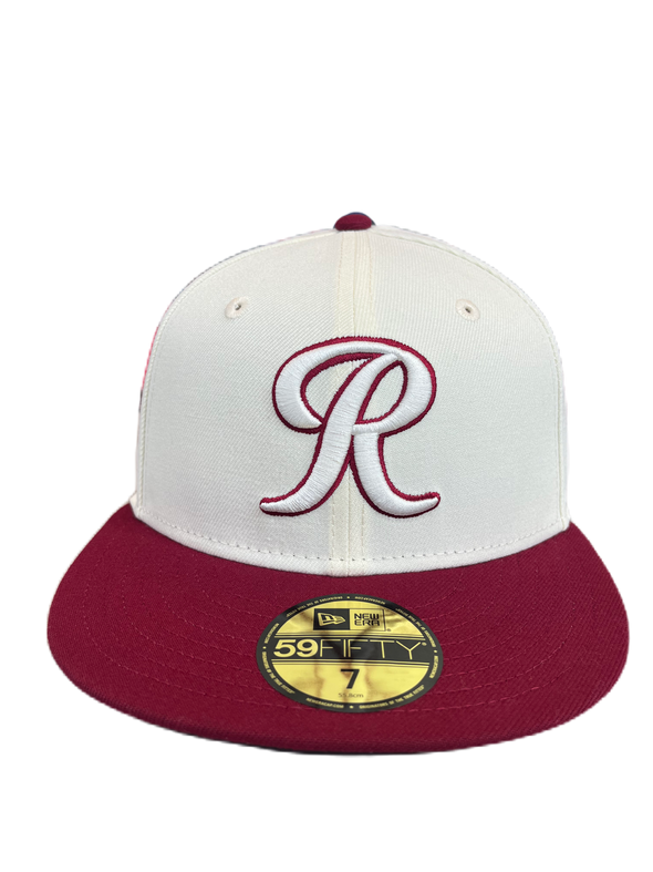 Tacoma Rainiers New Era 59Fifty Chrome Crimson R Cap