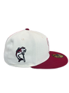 Tacoma Rainiers New Era 59Fifty Chrome Crimson R Cap