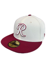 Tacoma Rainiers New Era 59Fifty Chrome Crimson R Cap