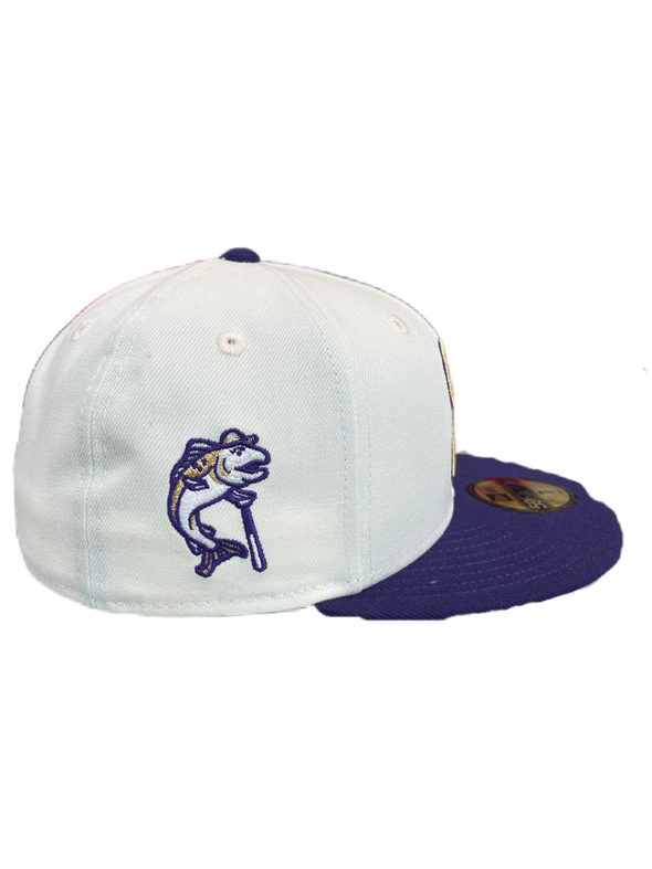 Tacoma Rainiers New Era 59Fifty Chrome Purple R Cap