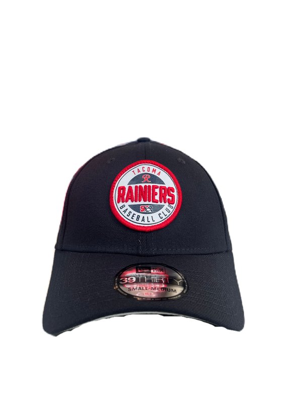 Tacoma Rainiers New Era 39Thirty Navy Game Day Circle Patch Cap