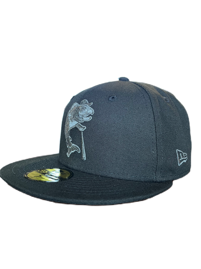 Tacoma Rainiers New Era 59Fifty Black Metallic Slammin' Sam Cap