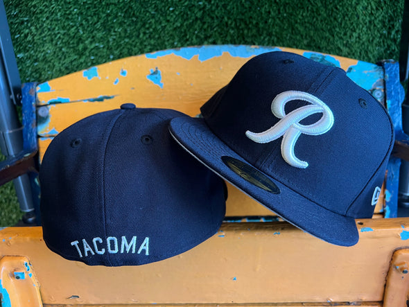 Tacoma Rainiers New Era 59Fifty Navy White R Cap