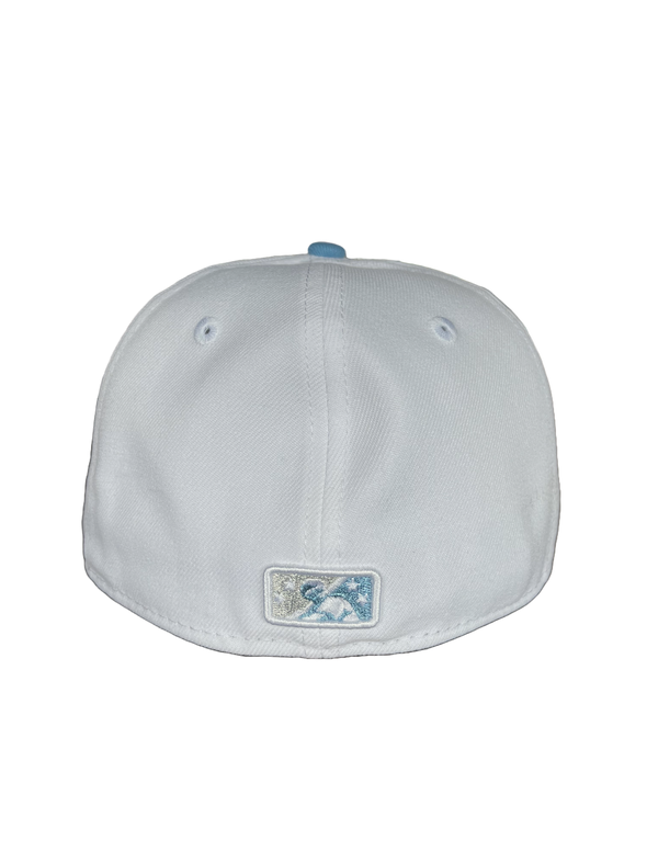 Tacoma Rainiers New Era 59Fifty White Sky Blue R Cap