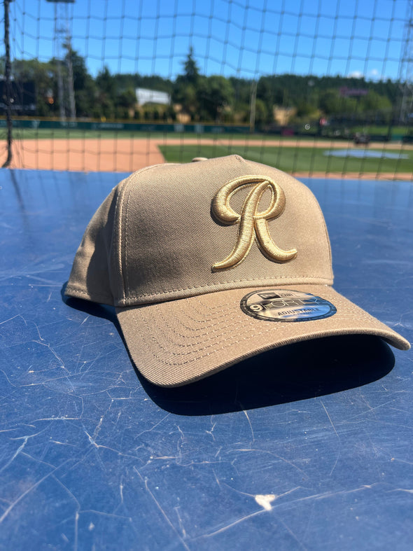 Tacoma Rainiers New Era 9Forty A-Frame Khaki Tonal Cap