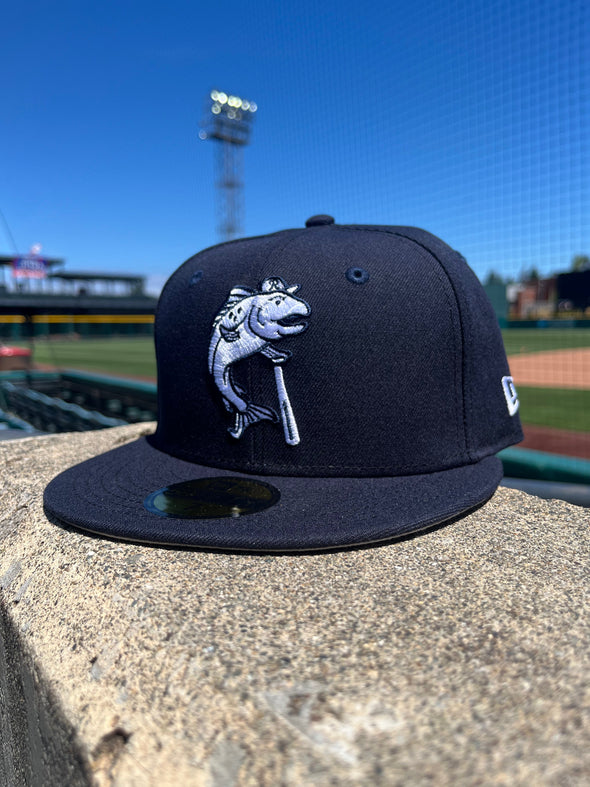 Tacoma Rainiers New Era 59Fifty Navy White Slammin' Sam Cap