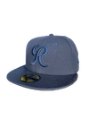 Tacoma Rainiers New Era 59Fifty Navy Tonal R Cap
