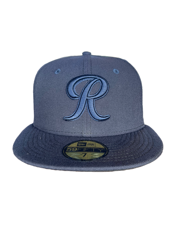 Tacoma Rainiers New Era 59Fifty Navy Tonal R Cap