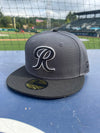 Tacoma Rainiers New Era 59Fifty Graphite Black R Cap