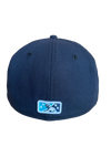 Tacoma Rainiers New Era 59Fifty Navy Teal Classic Mountain Cap