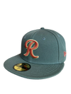 Tacoma Rainiers New Era 59Fifty Olive R Cap