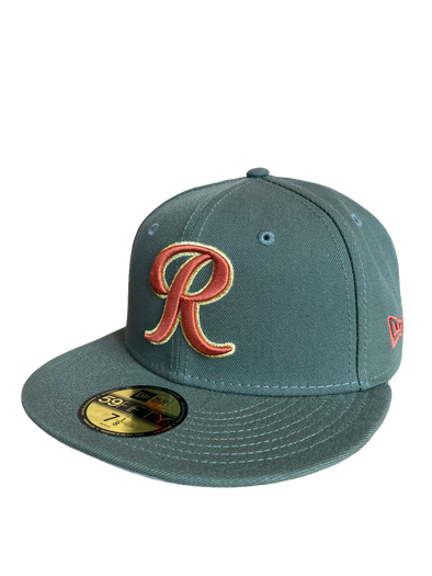 Tacoma Rainiers New Era 59Fifty Olive R Cap