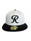 Tacoma Rainiers New Era 59Fifty Chrome Black R Cap