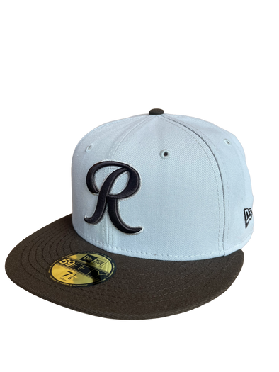 Tacoma Rainiers New Era 59Fifty Stone Walnut R Cap