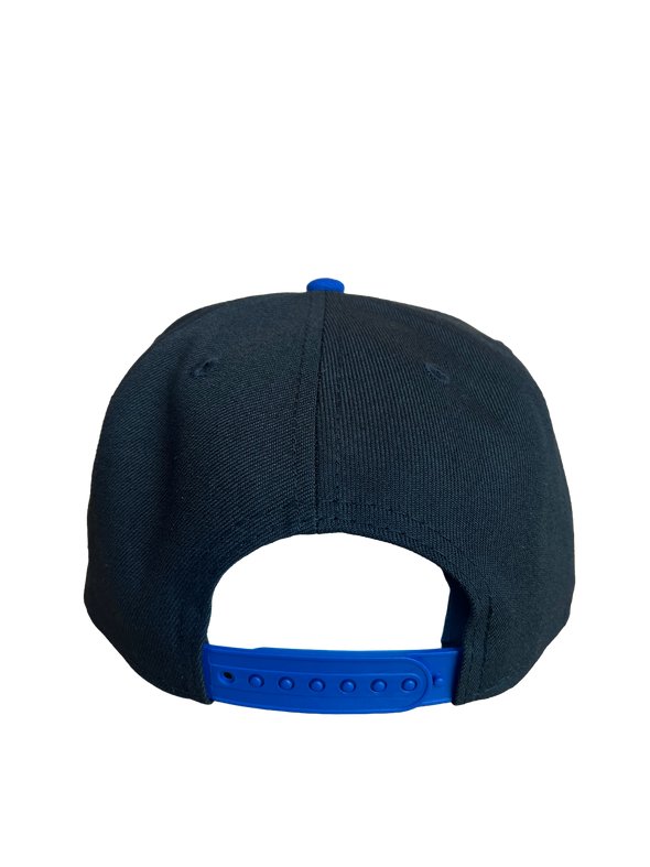 Tacoma Rainiers New Era 9Fifty Black Royal Yellow R Snapback Cap