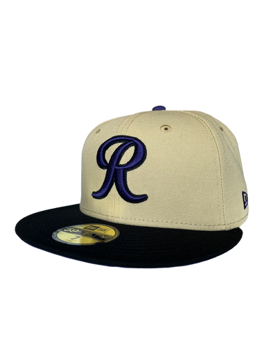 Tacoma Rainiers New Era 59Fifty Gold Black R Cap
