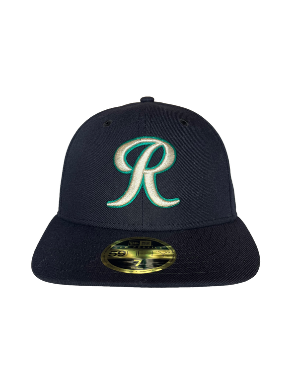 Tacoma Rainiers New Era 59Fifty Low Profile Navy Silver R Cap