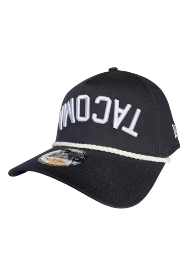 Tacoma Rainiers New Era 9Forty A-Frame Navy Rope Tacoma Upside Down Cap