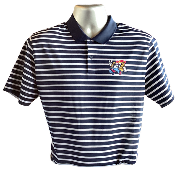 Men's Striped Toasty Nike Dri-Fit Polo