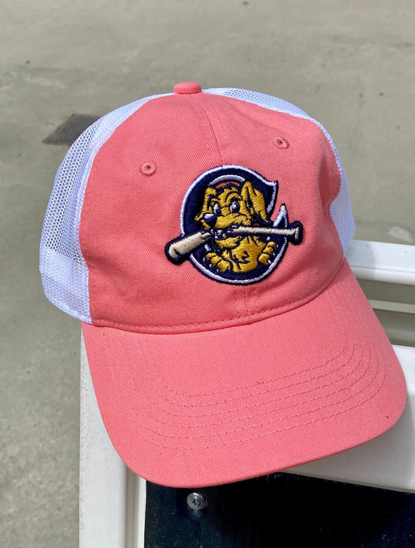 Charleston RiverDogs OC Melon and White Mesh Cap