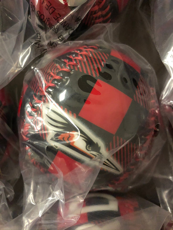 Delmarva Shorebirds Black/Red Christmas Ornament