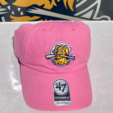 Charleston RiverDogs 47 Clean Up Bubble Gum Pink