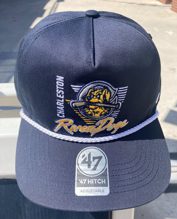 Charleston RiverDogs '47 Navy Maineline Rope Hitch Trucker Cap