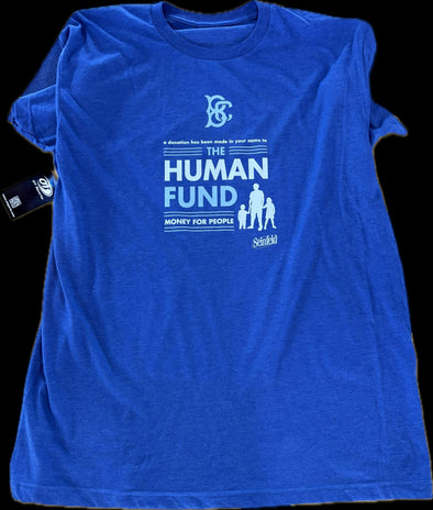 BROOKLYN CYCLONES SEINFELD NIGHT HUMAN FUND TEE