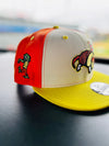 Round Rock Express New Era Armadillos Custom Spooky Candy Corn-adillo 950 Snapback