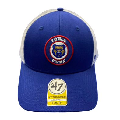 Youth Iowa Cubs Pop Up Trucker Cap