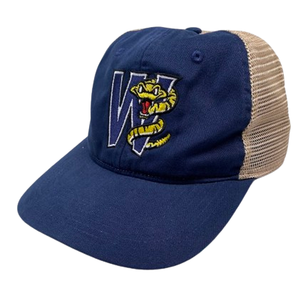 Brewers Sunday Navy/Tea Stain Adjustable Mesh Hat