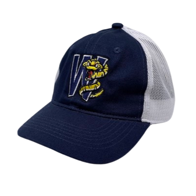 Brewers Sunday Navy Garment Washed Youth Adjustable Hat