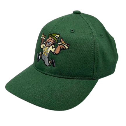 Dark Green Brats Twill Youth Adjustable Hat