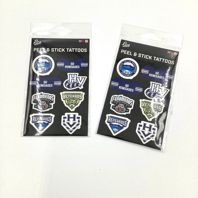 Peel & Stick Hudson Valley Baseball Tattoos [SALE]