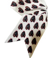 White Fresno Grizzlies Hair Bow