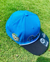 47  Perros Santos Glacier Blue Script Cap
