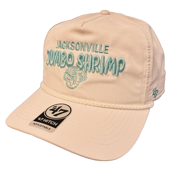 Jacksonville Jumbo Shrimp '47 White Bright Side Hitch