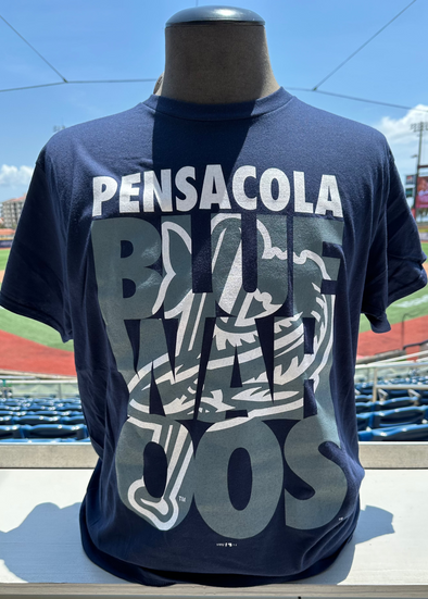 Pensacola Blue Wahoos Big Text T-shirt