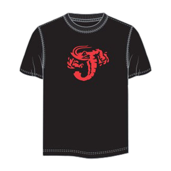 Jacksonville Jumbo Shrimp Profile Big & Tall Black Logo Tee