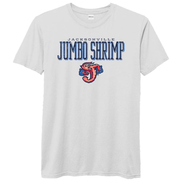 Jacksonville Jumbo Shrimp Ouray White Pigment Dyed Tee