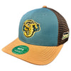 Jacksonville Jumbo Shrimp Legacy Teal/Gold Trucker