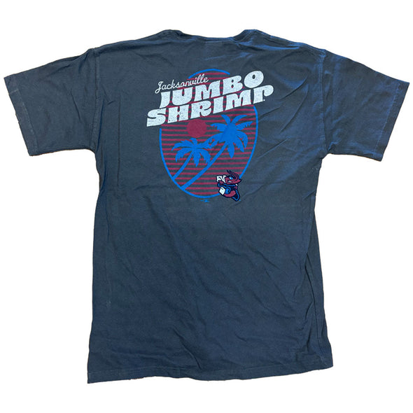 Jacksonville Jumbo Shrimp Comfort Wash Charcoal Pocket Tee