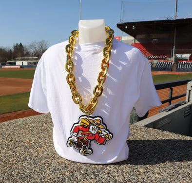 Mountie Fan Chain Necklace