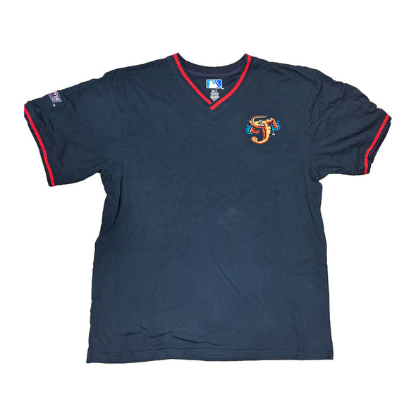 Jacksonville Jumbo Shrimp Profile Big & Tall Crossover V-Neck Jersey