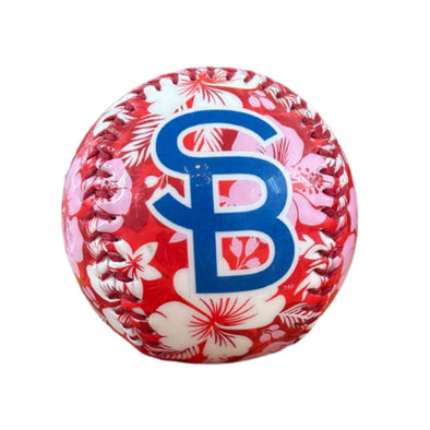 South Bend Cubs Hawaiian Logo Ball