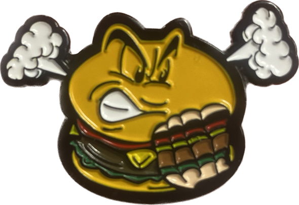 Hartford Yard Goats Steamed Cheeseburgers Lapel Pin